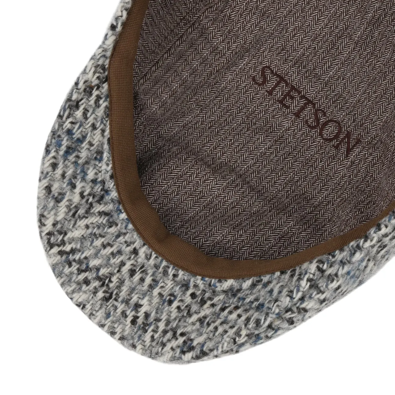 Hoback Ivy Virgin Wool Flat Cap by Stetson