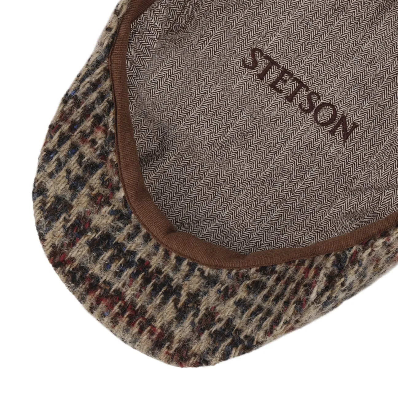 Hoback Ivy Virgin Wool Flat Cap by Stetson
