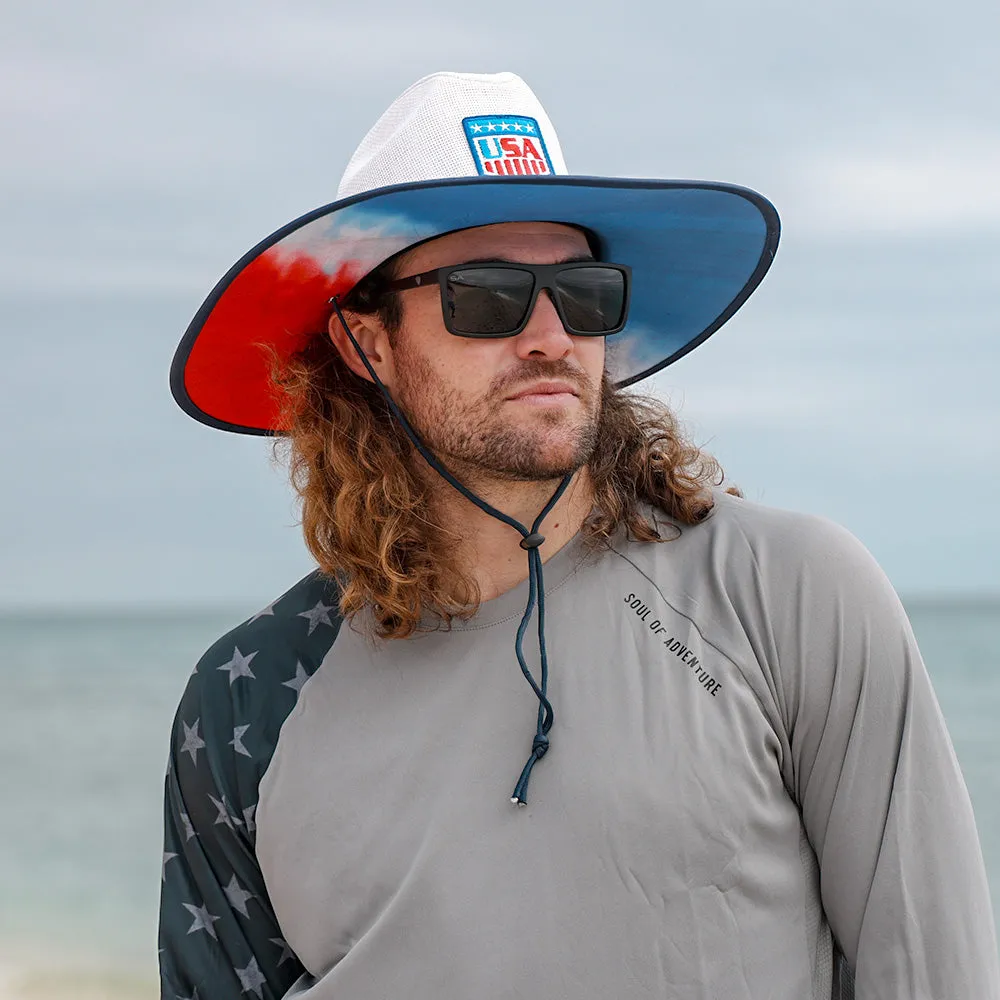 Keys Straw Hat | Defenders | White