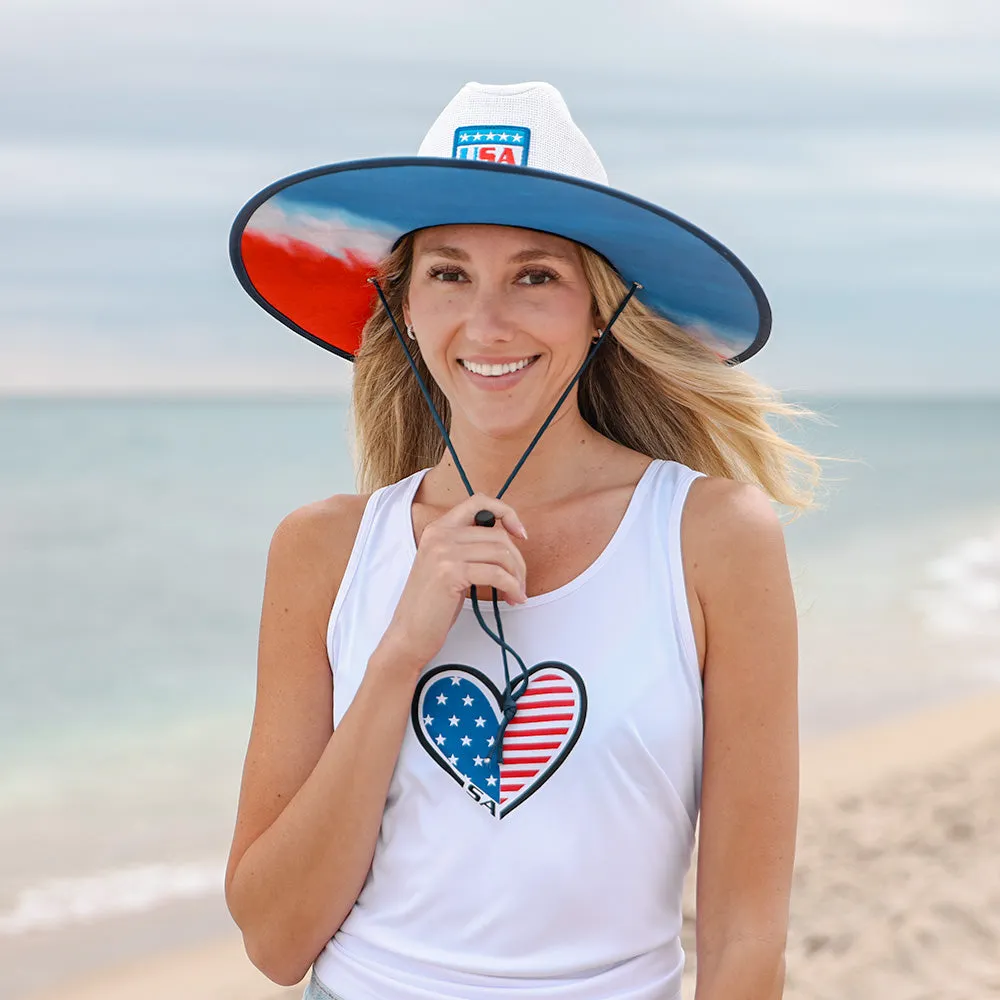 Keys Straw Hat | Defenders | White