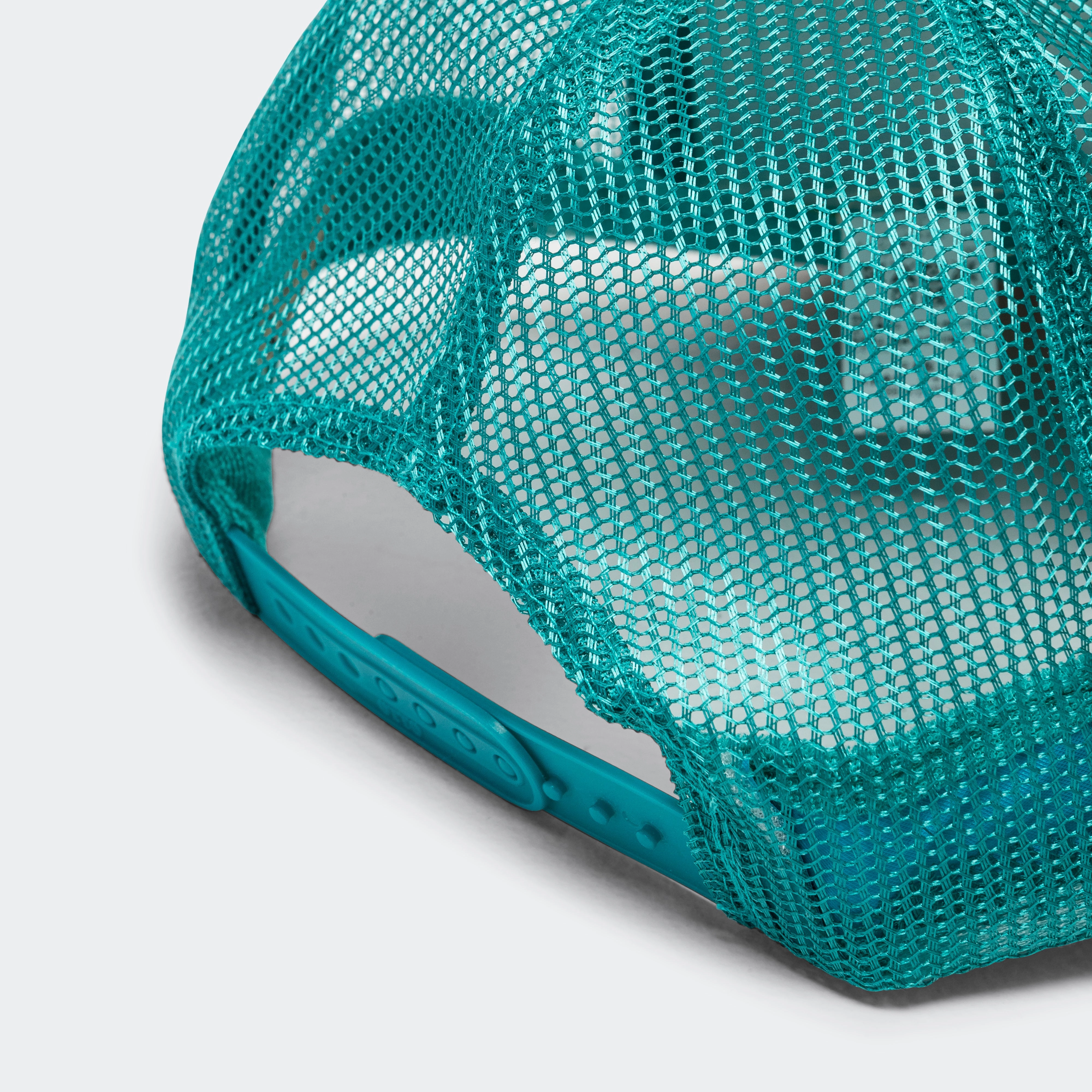 KOUNTRY DIRTY SHRINK Trucker CAP - Turquoise x Beige