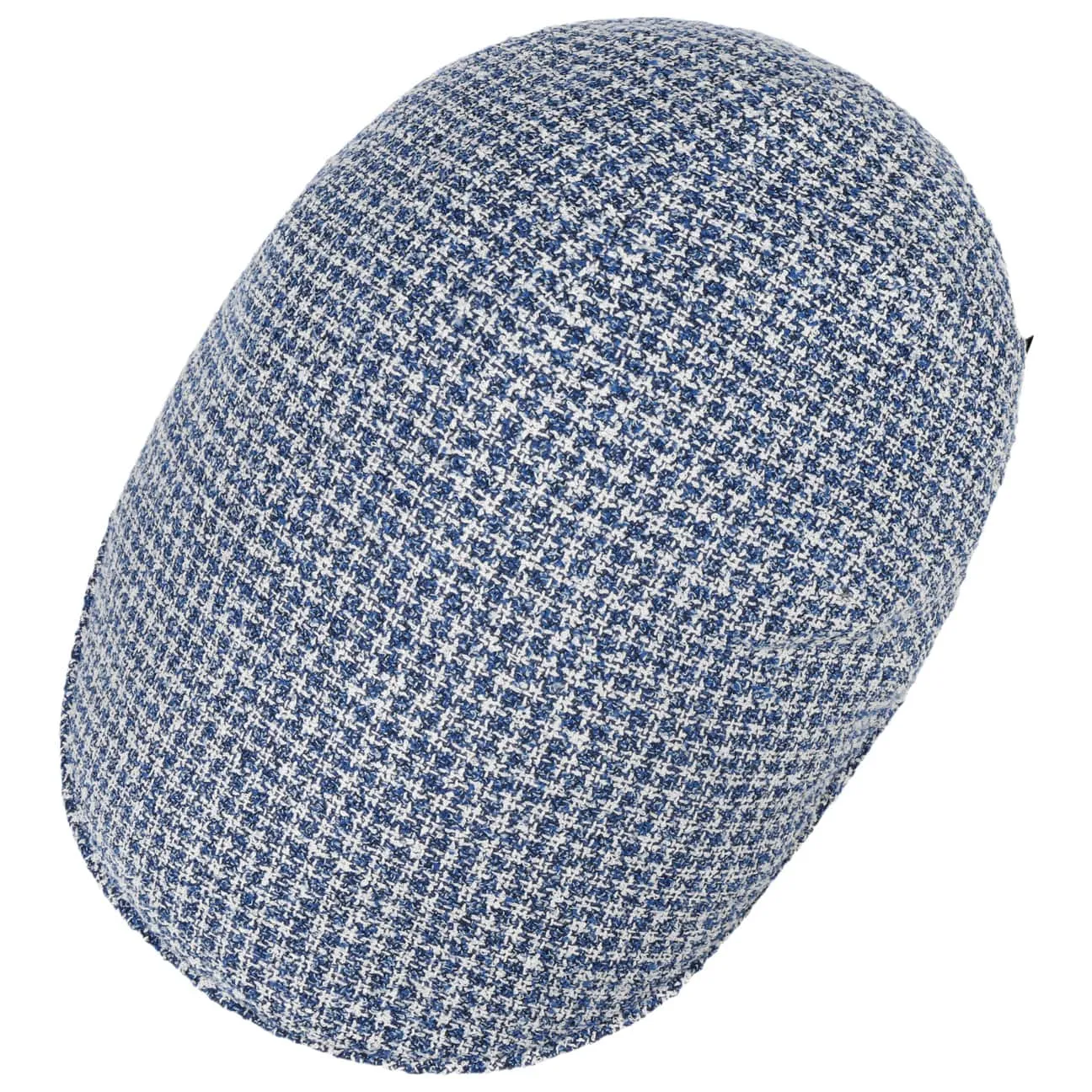 Light Check Flat Cap by Borsalino