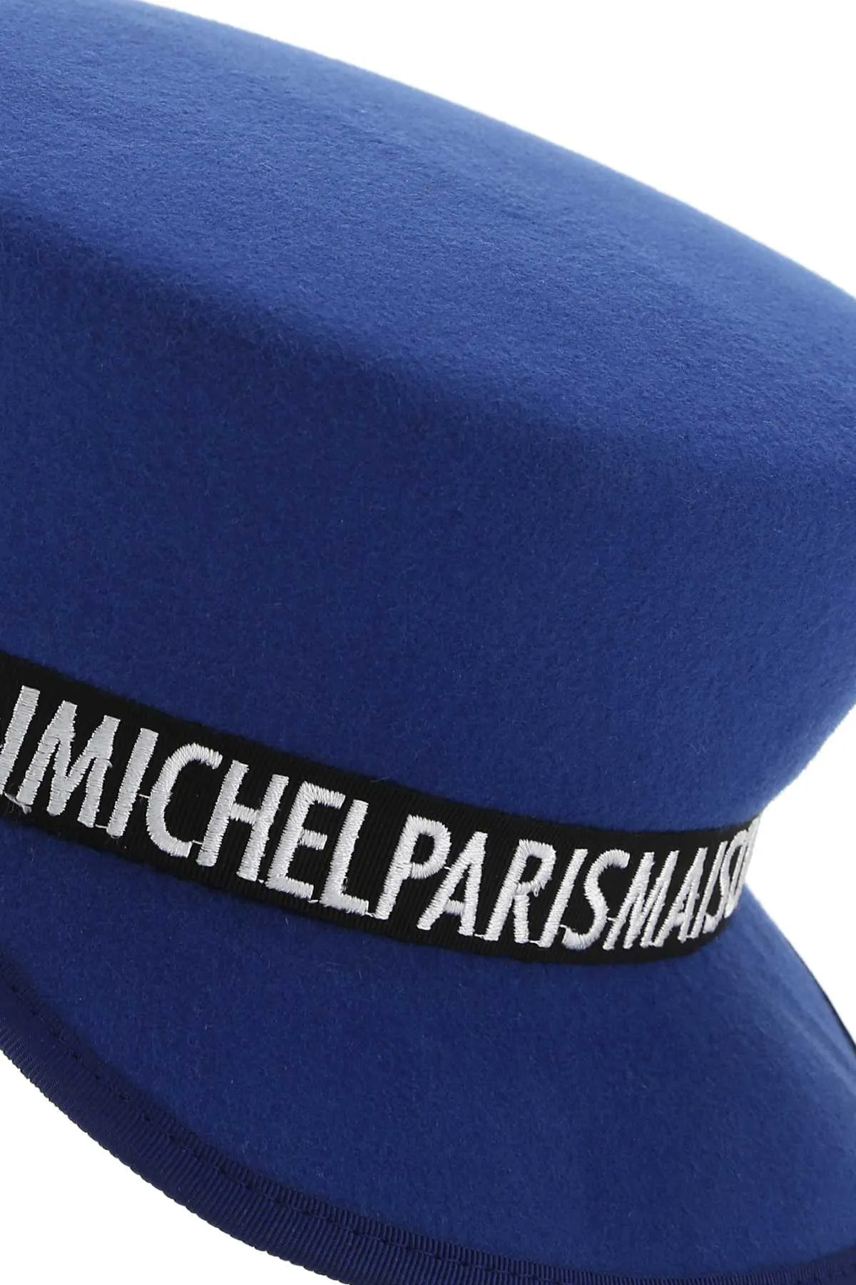 Maison Michel Abby Logo Embroidered Hat