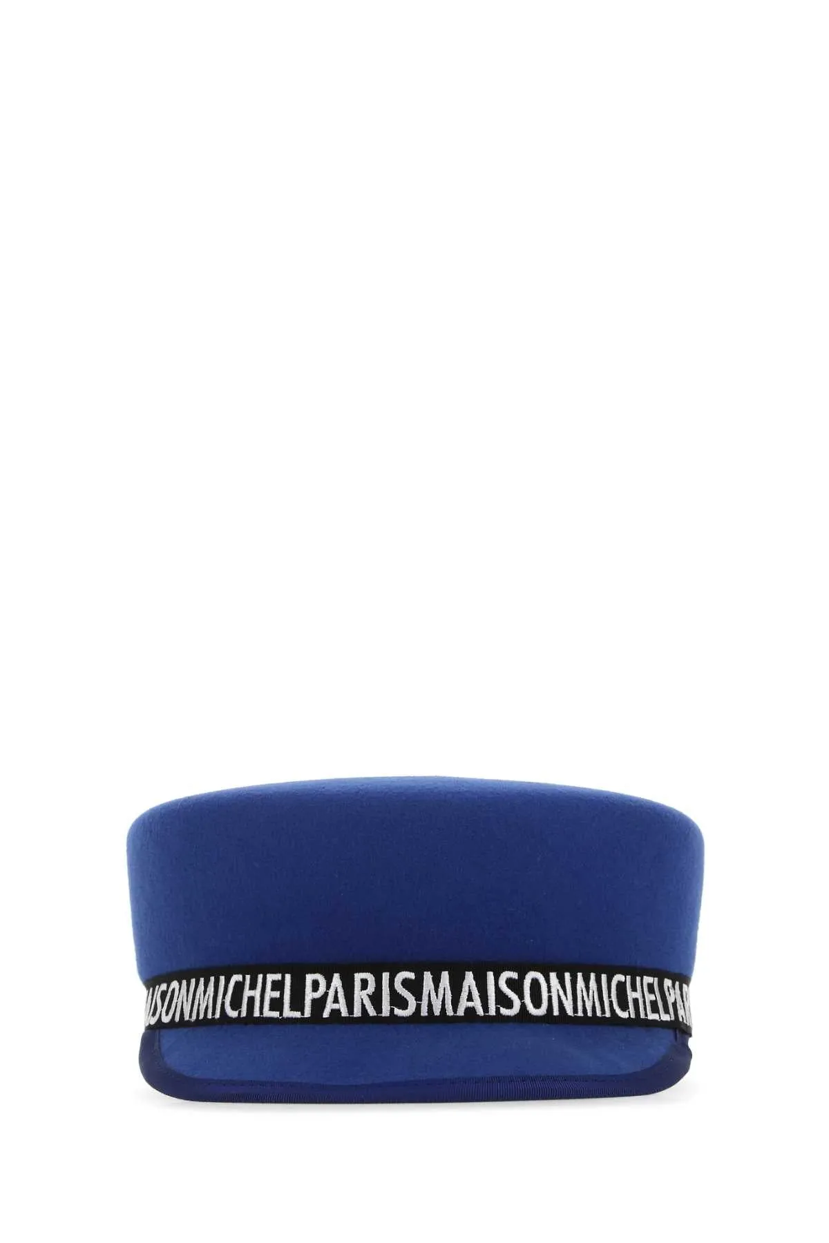Maison Michel Abby Logo Embroidered Hat