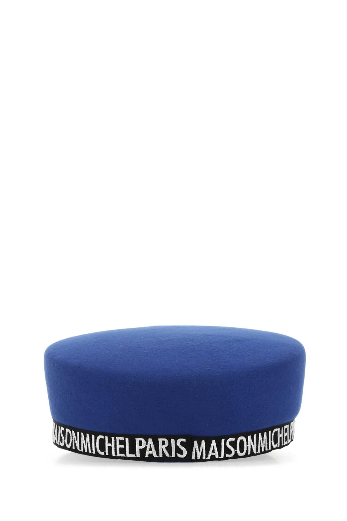 Maison Michel Abby Logo Embroidered Hat