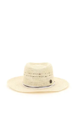 Maison Michel	 André Logo Plaque Fedora Hat