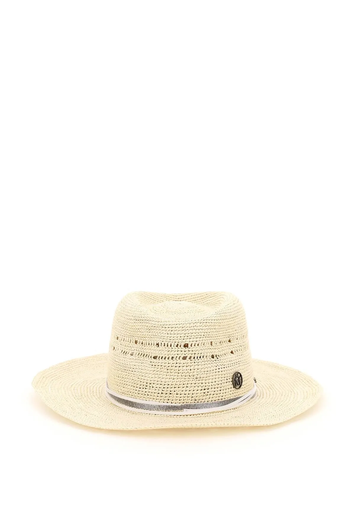 Maison Michel	 André Logo Plaque Fedora Hat