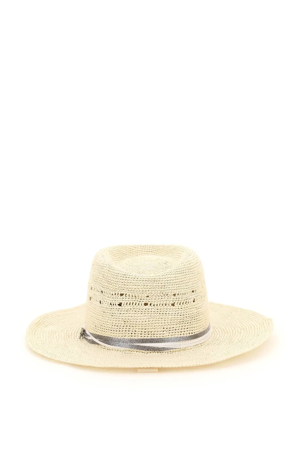 Maison Michel	 André Logo Plaque Fedora Hat