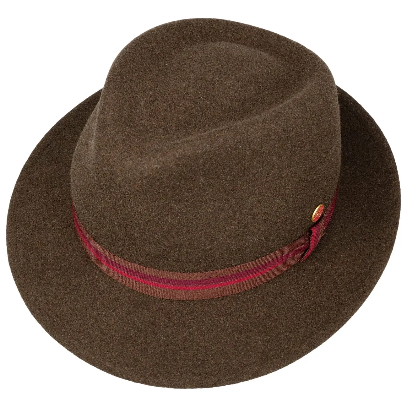 Maleo Stripes Trilby Wool Hat by Mayser