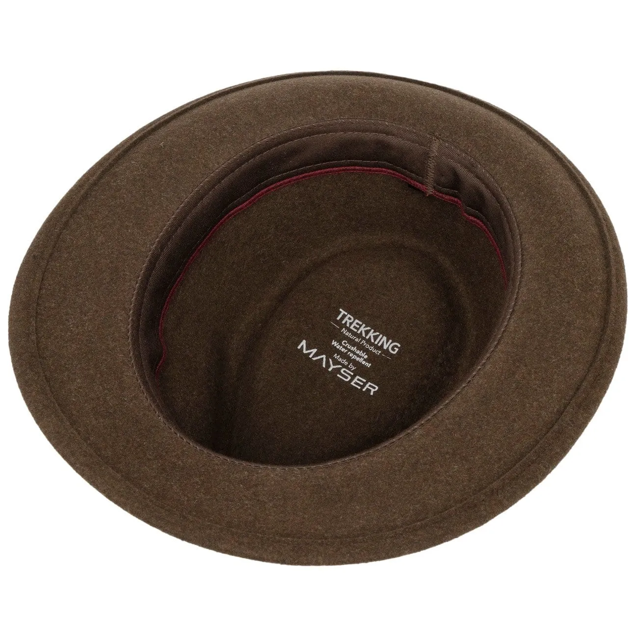Maleo Stripes Trilby Wool Hat by Mayser