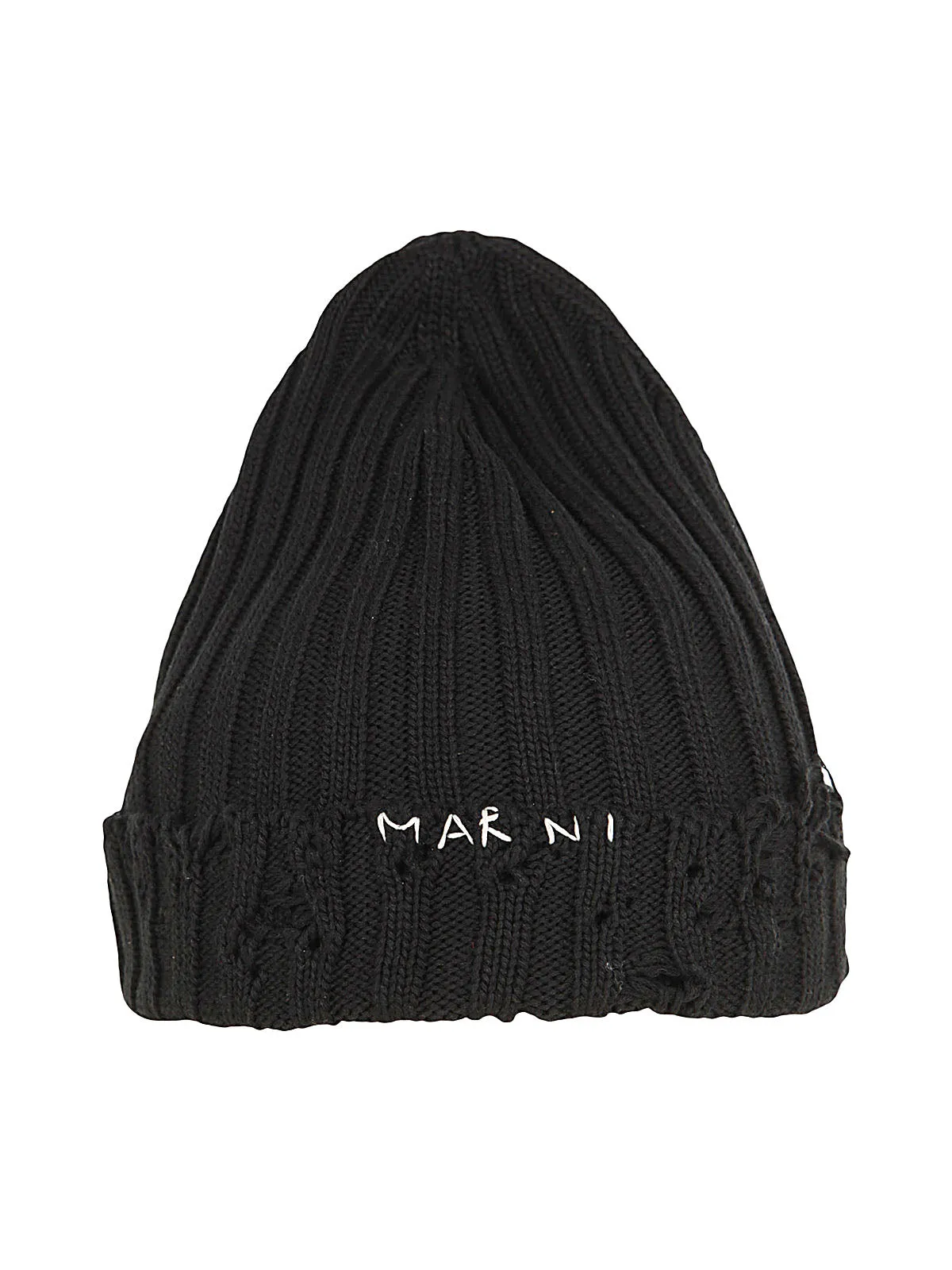 Marni Logo Embroidered Beanie