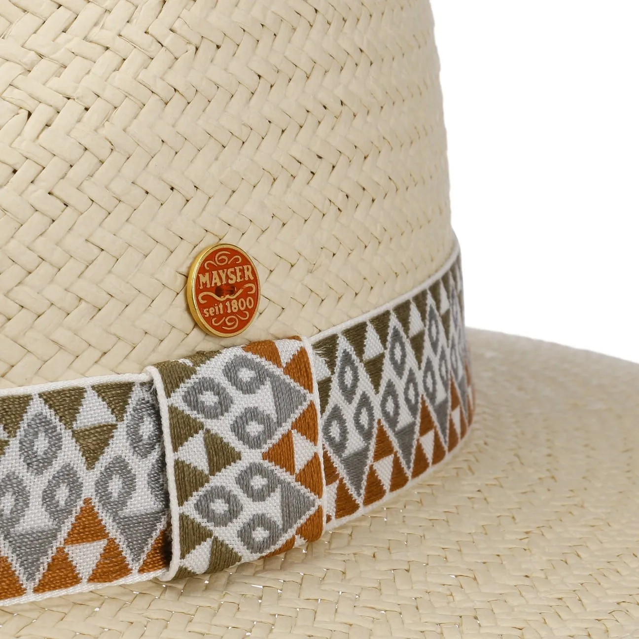 Mathis Colour Band Straw Hat by Mayser