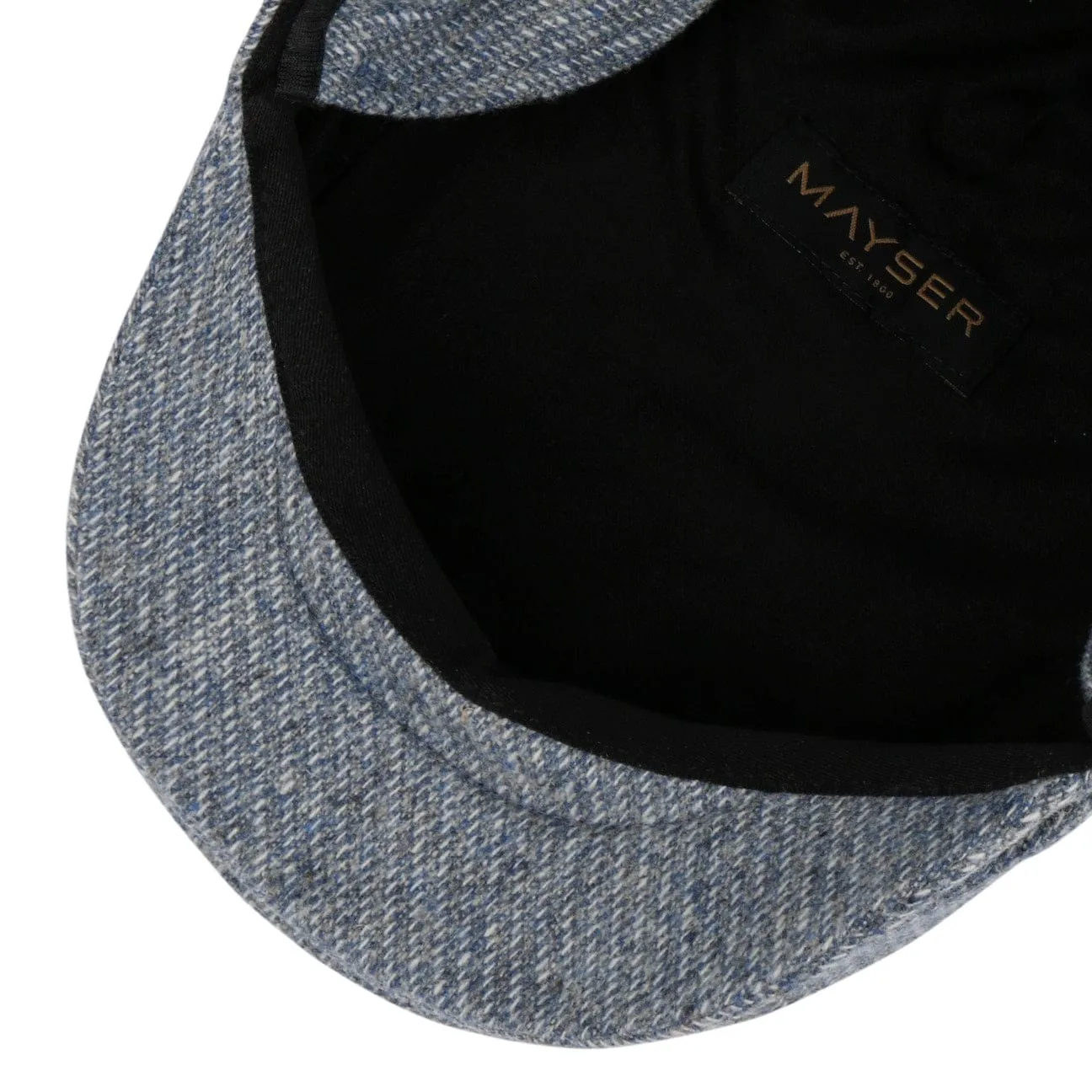 Merlino Check Flat Cap with Ear Flaps by Mayser