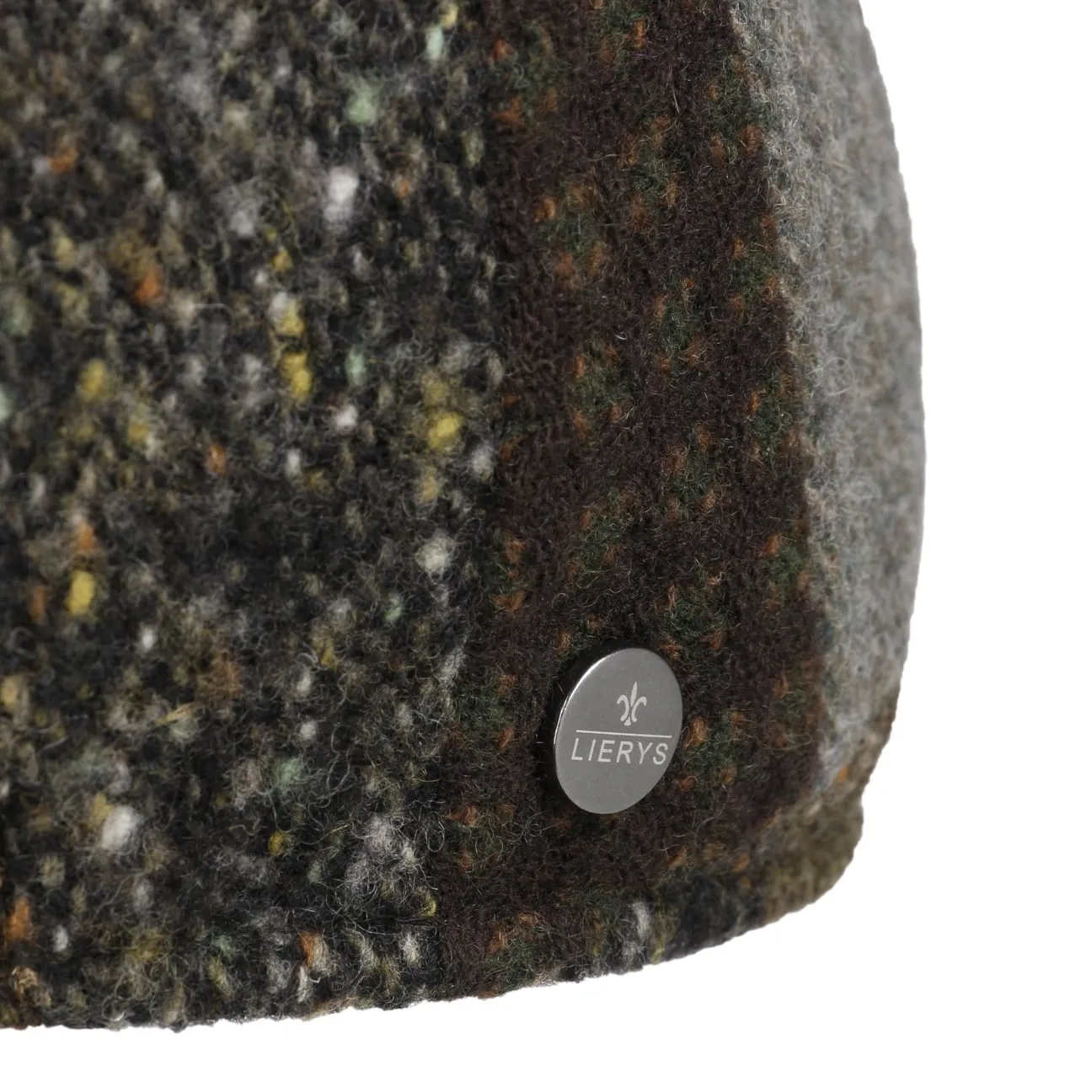 Mindell 8 Panel Patchwork Flat Cap by Lierys