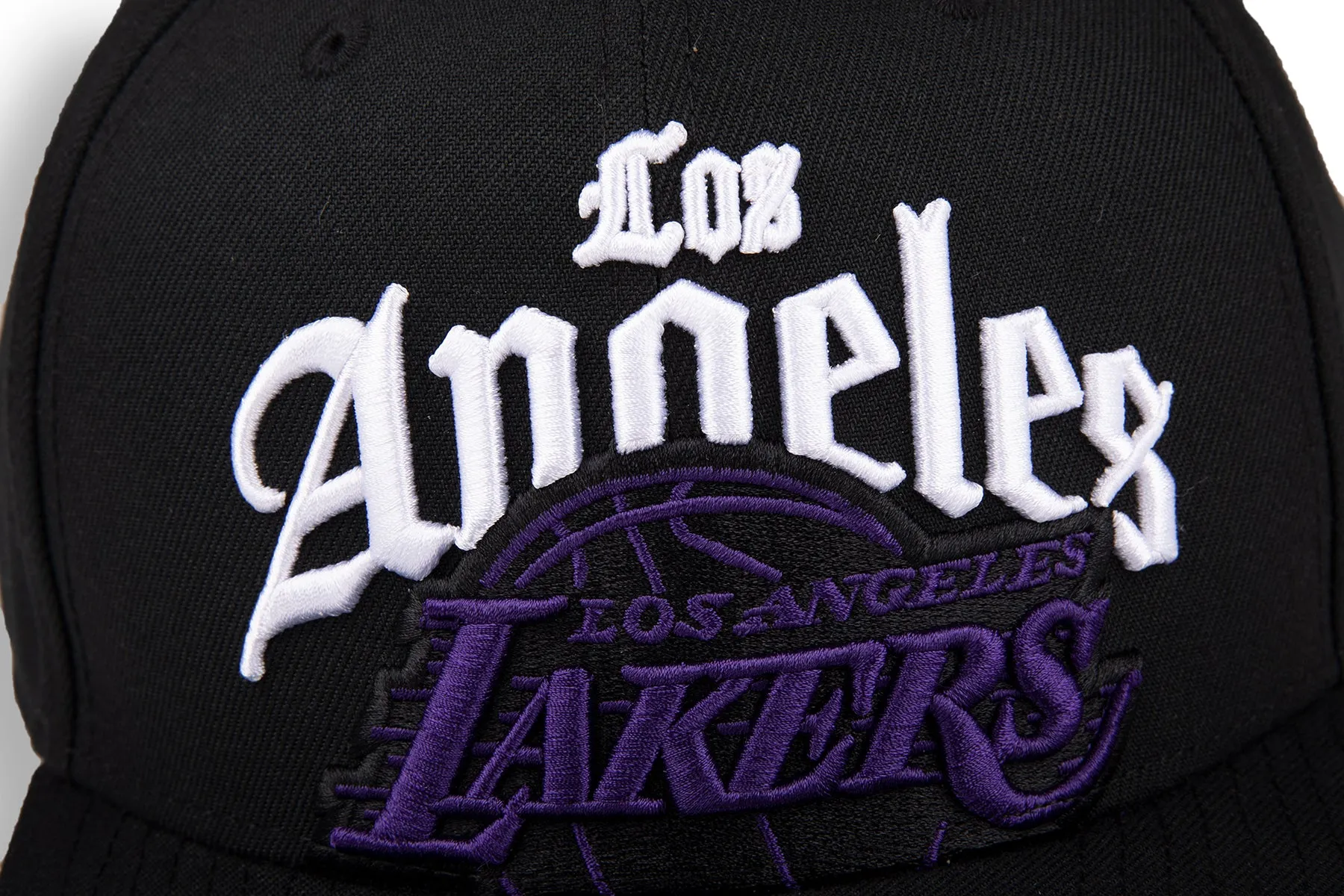 NBA Embroidered Flat Cap - Los Angeles Lakers
