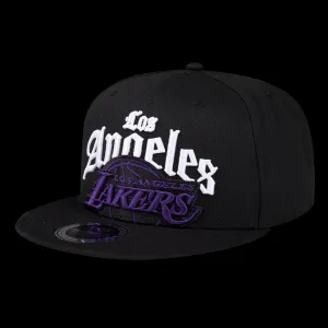 NBA Embroidered Flat Cap - Los Angeles Lakers