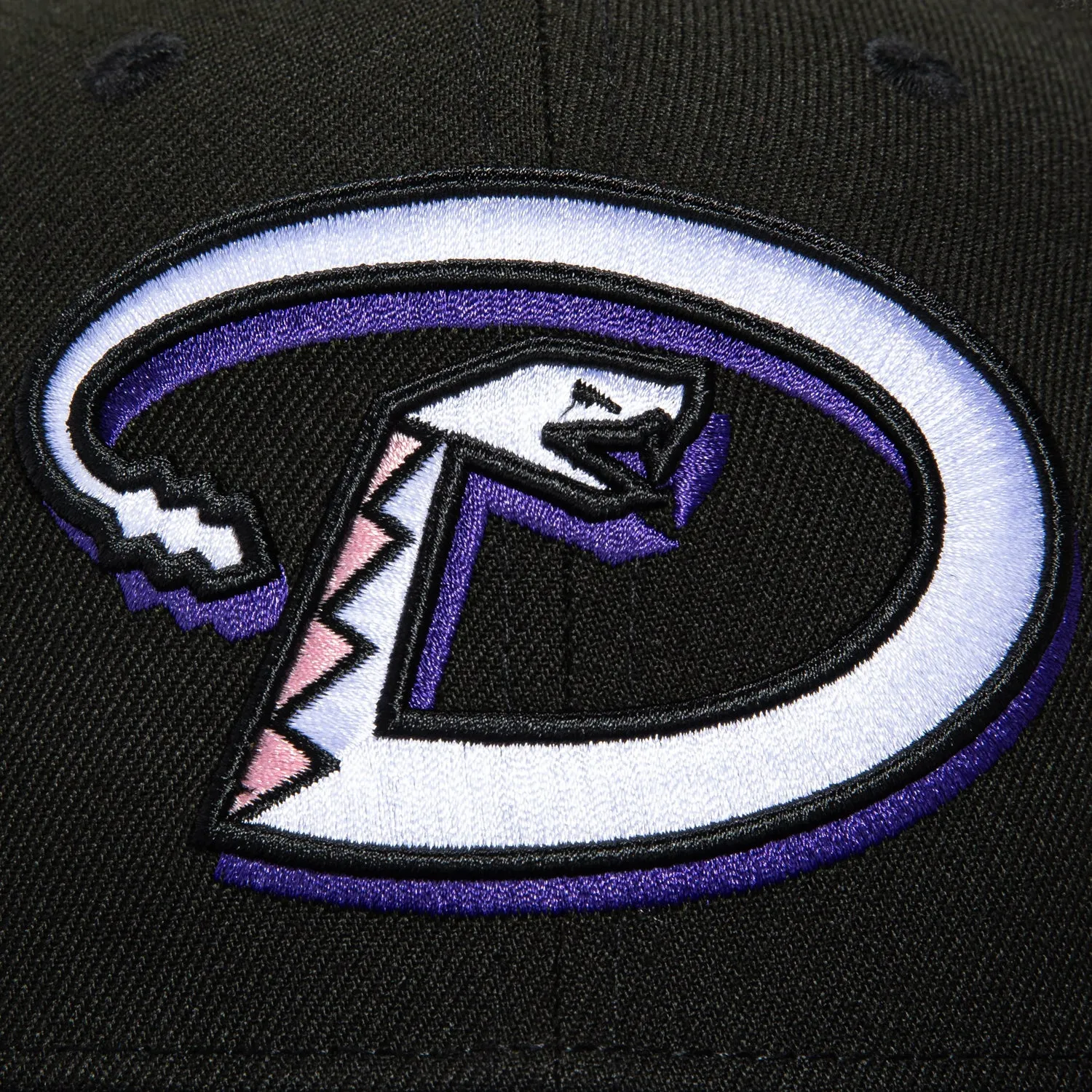 New Era 59Fifty Arizona Diamondbacks Inaugural Patch Pink UV D Hat - Black. Purple