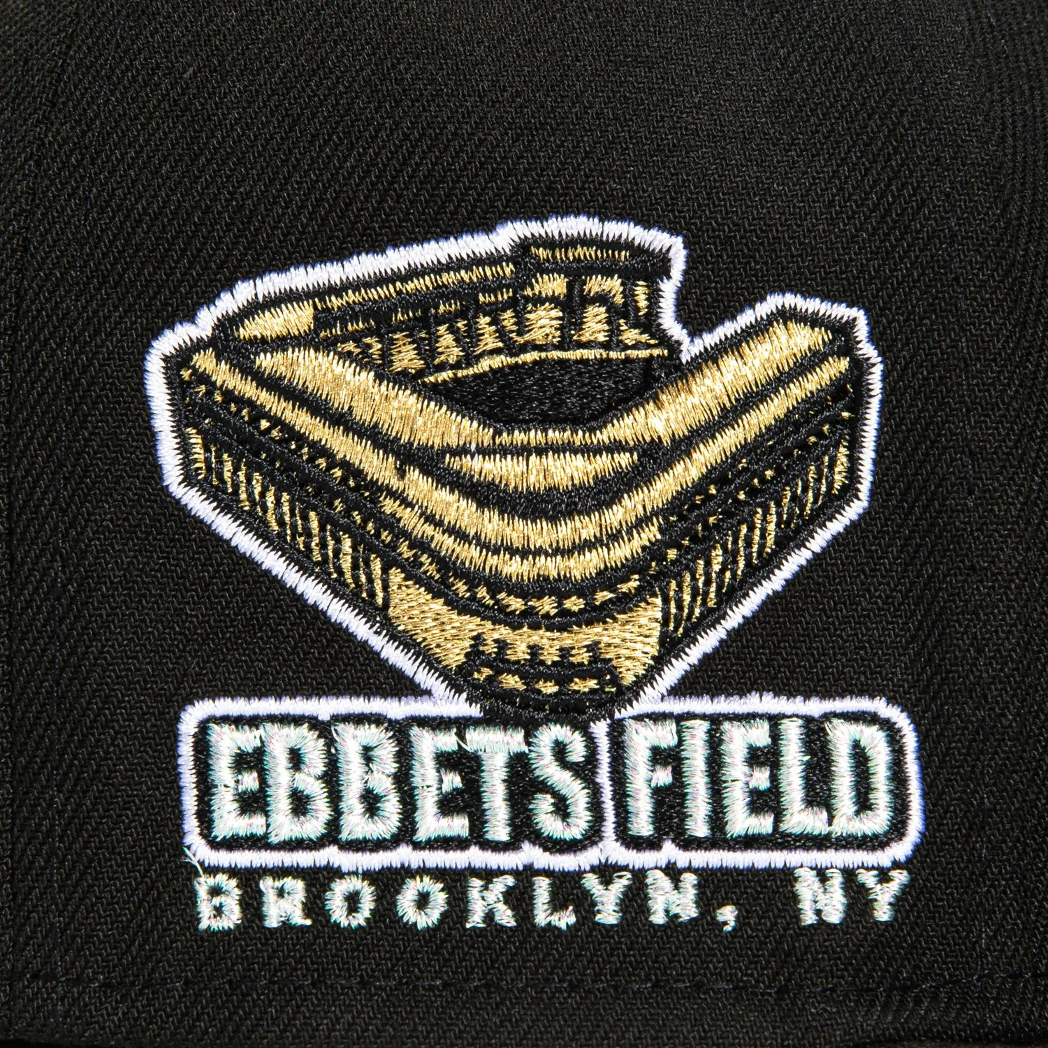 New Era 59Fifty Cookies and Cream Brooklyn Dodgers Ebbets Field Patch Pink UV Hat - Black. White