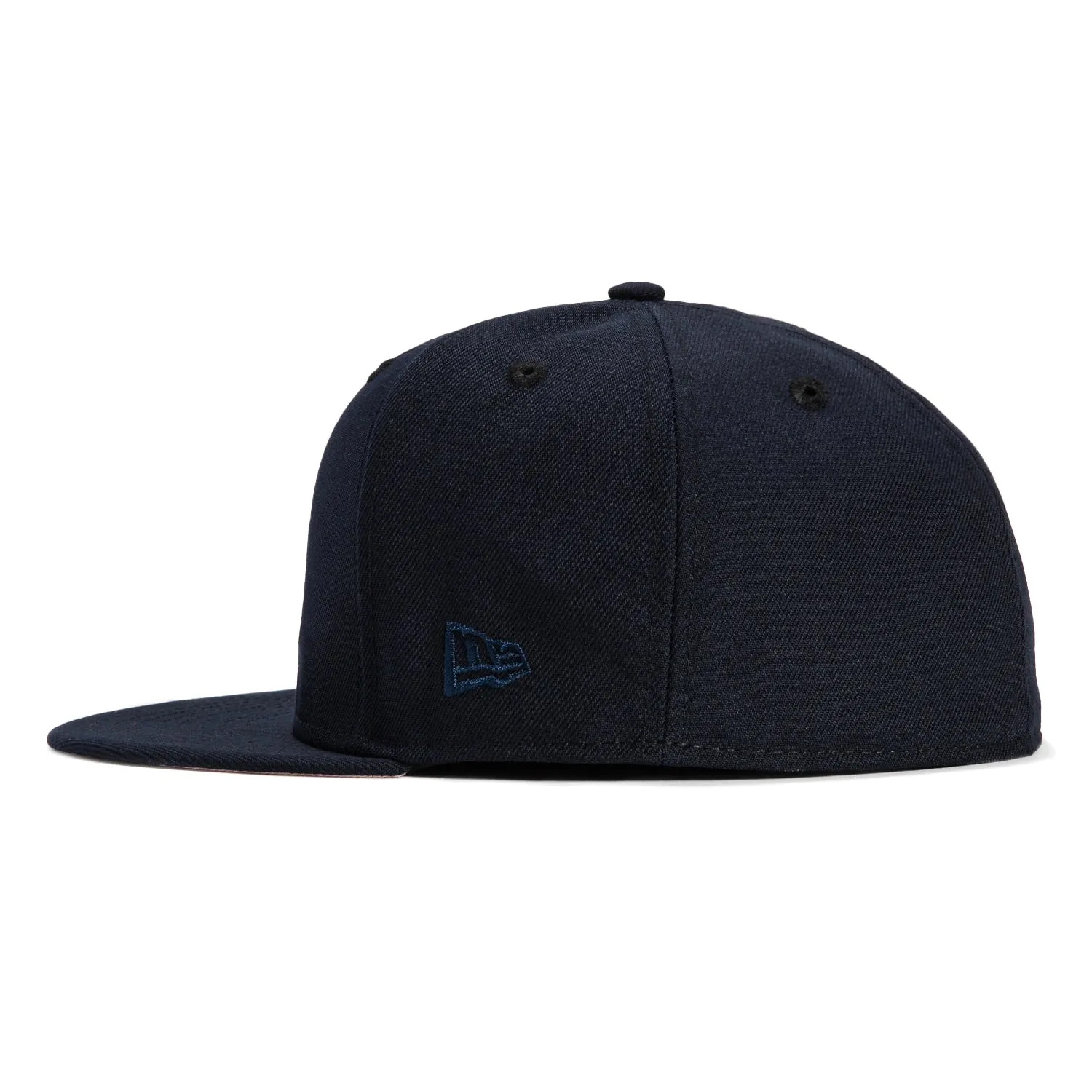 New Era 59Fifty New York Yankees 50th Anniversary Stadium Patch Pink UV Hat - Navy. White