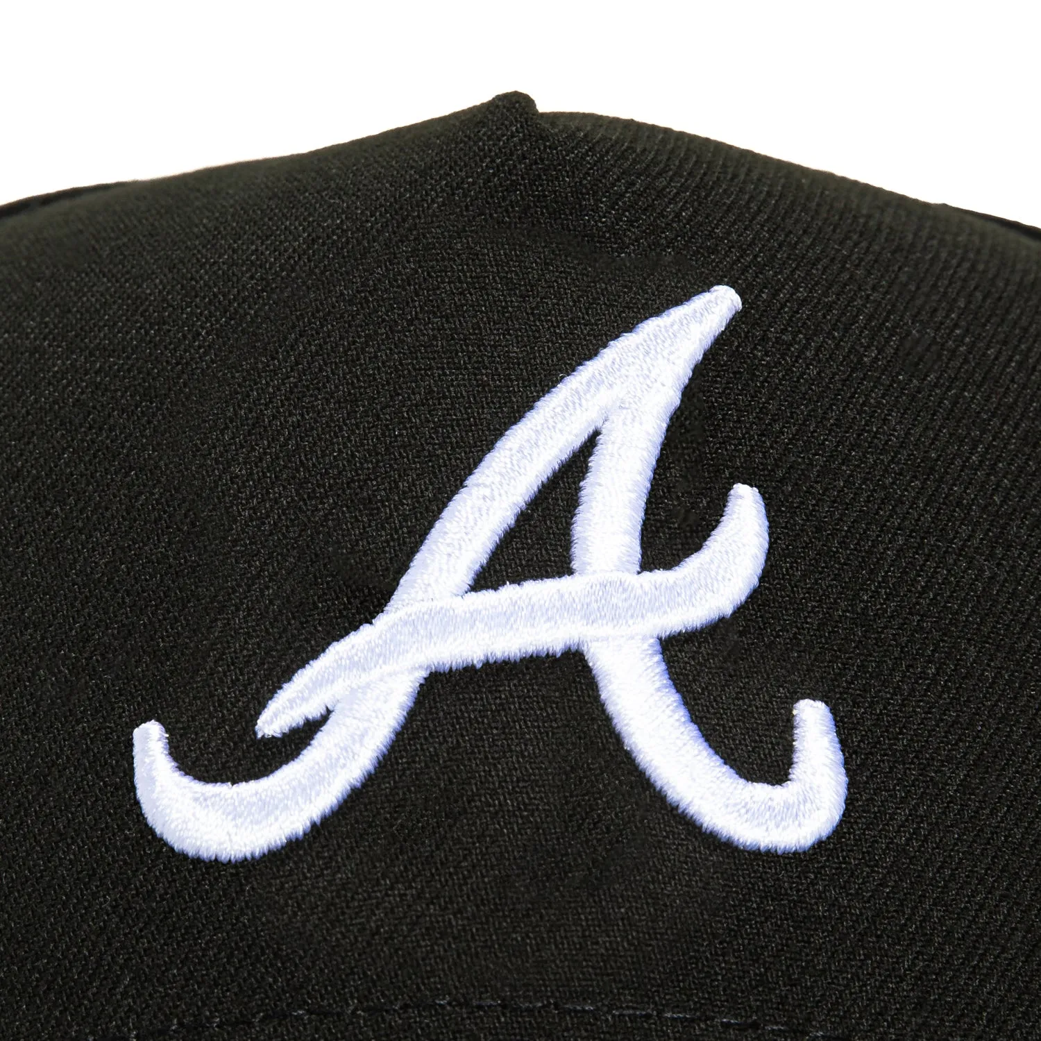 New Era 9Forty A-Frame Atlanta Braves 1995 World Series Patch Snapback Hat - Black