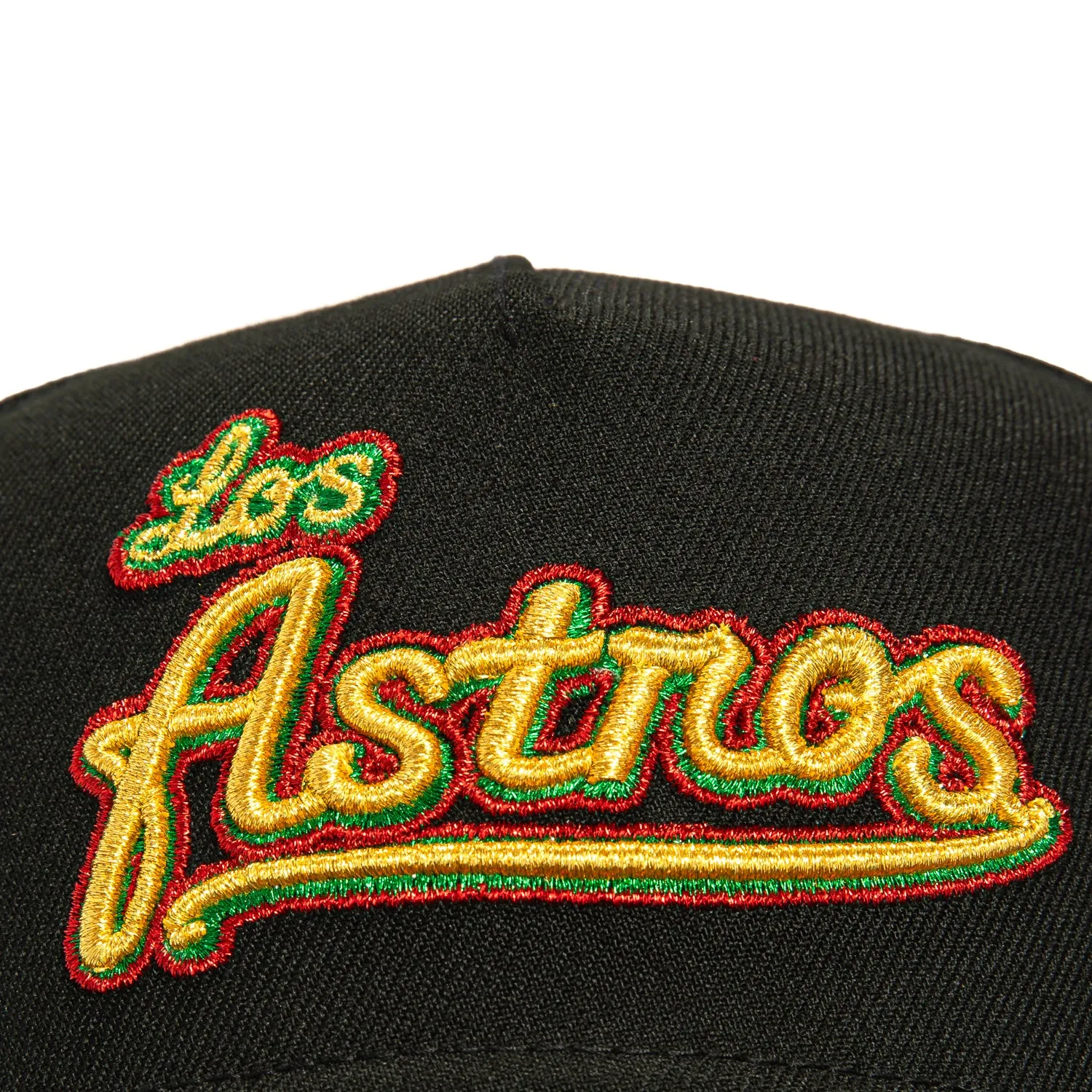New Era 9Forty A-Frame Houston Astros Snapback Serape UV Los Astros Hat - Black