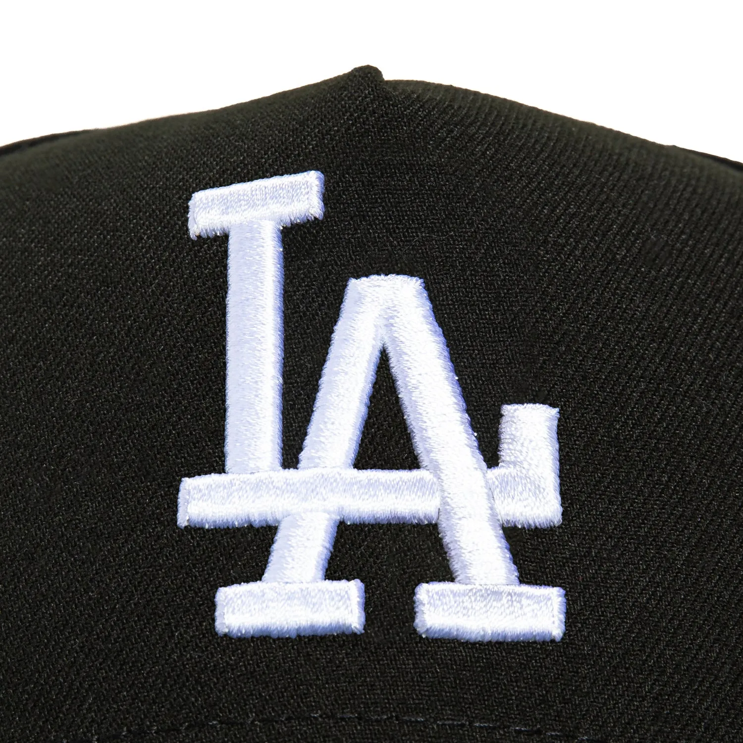 New Era 9Forty A-Frame Los Angeles Dodgers 40th Anniversary Patch Snapback Hat - Black