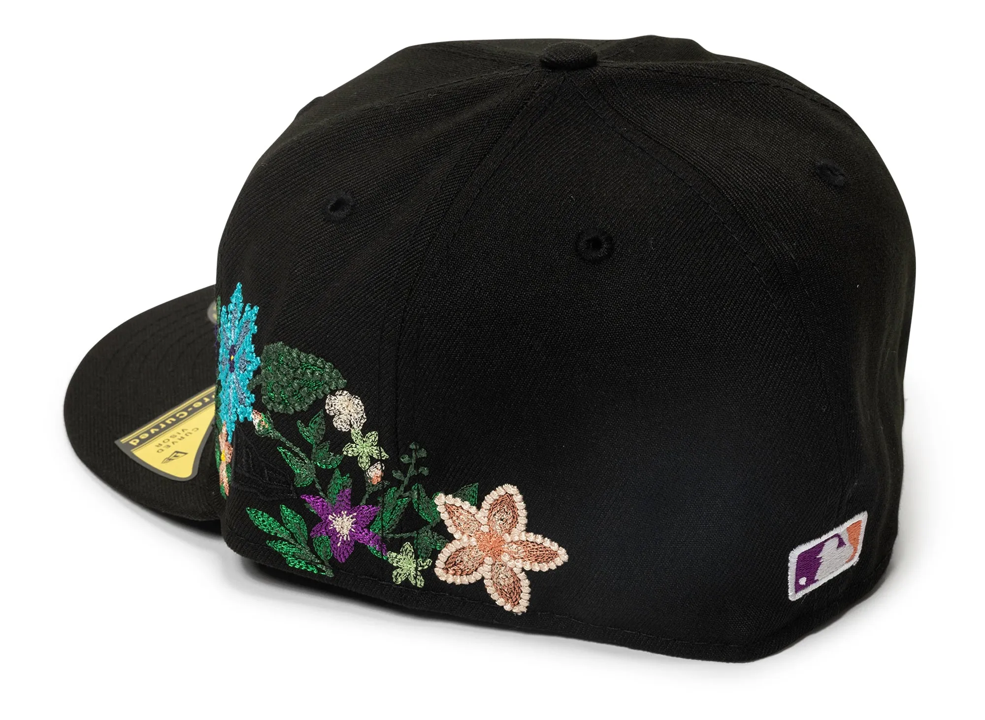 New Era Floral Atlanta Braves A's Fitted Hat xld