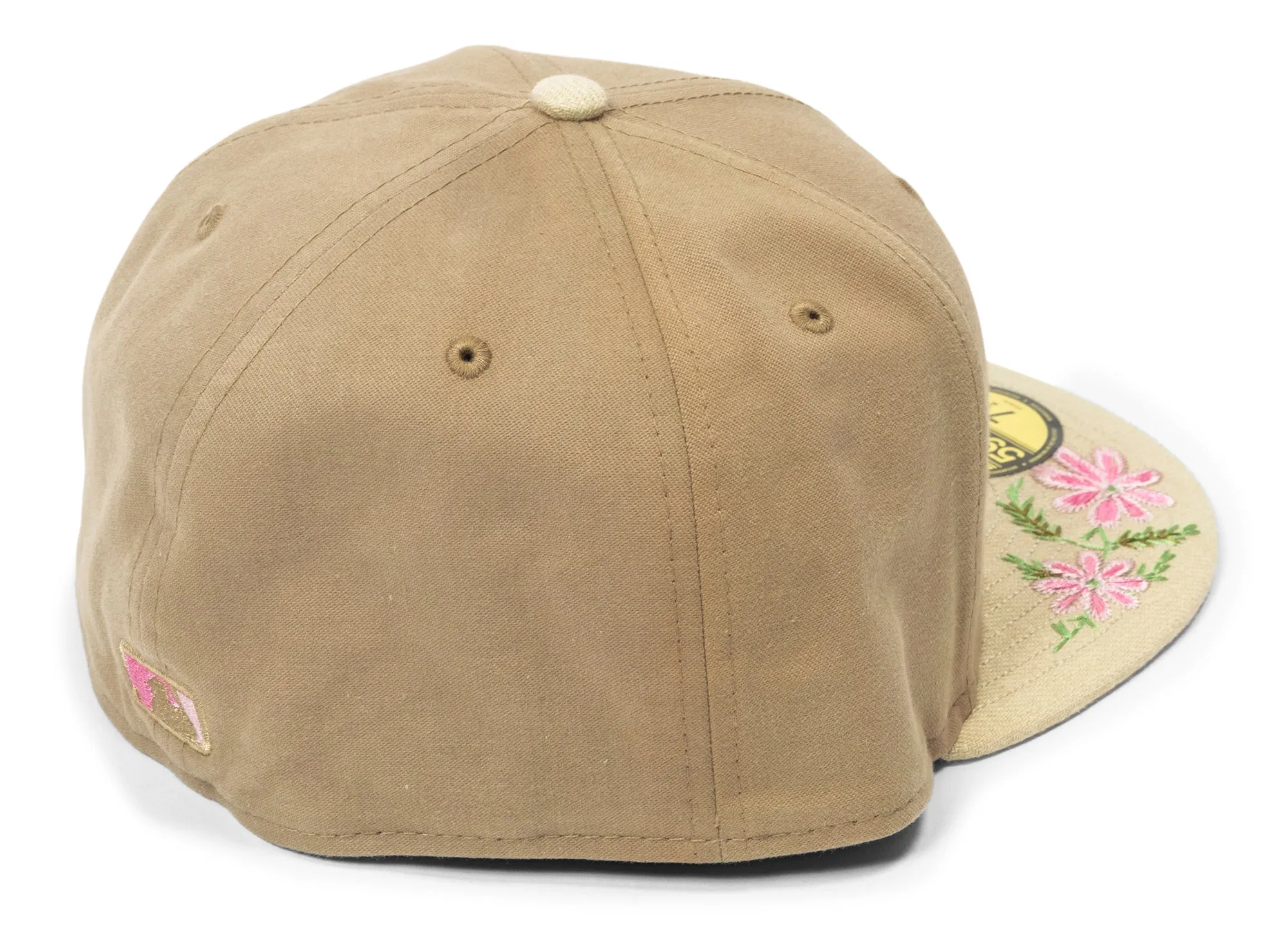 New Era Hand Stitched Floral Houston Astros Fitted Hat xld