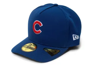New Era Script Safety Pin Chicago Cubs Fitted Hat xld
