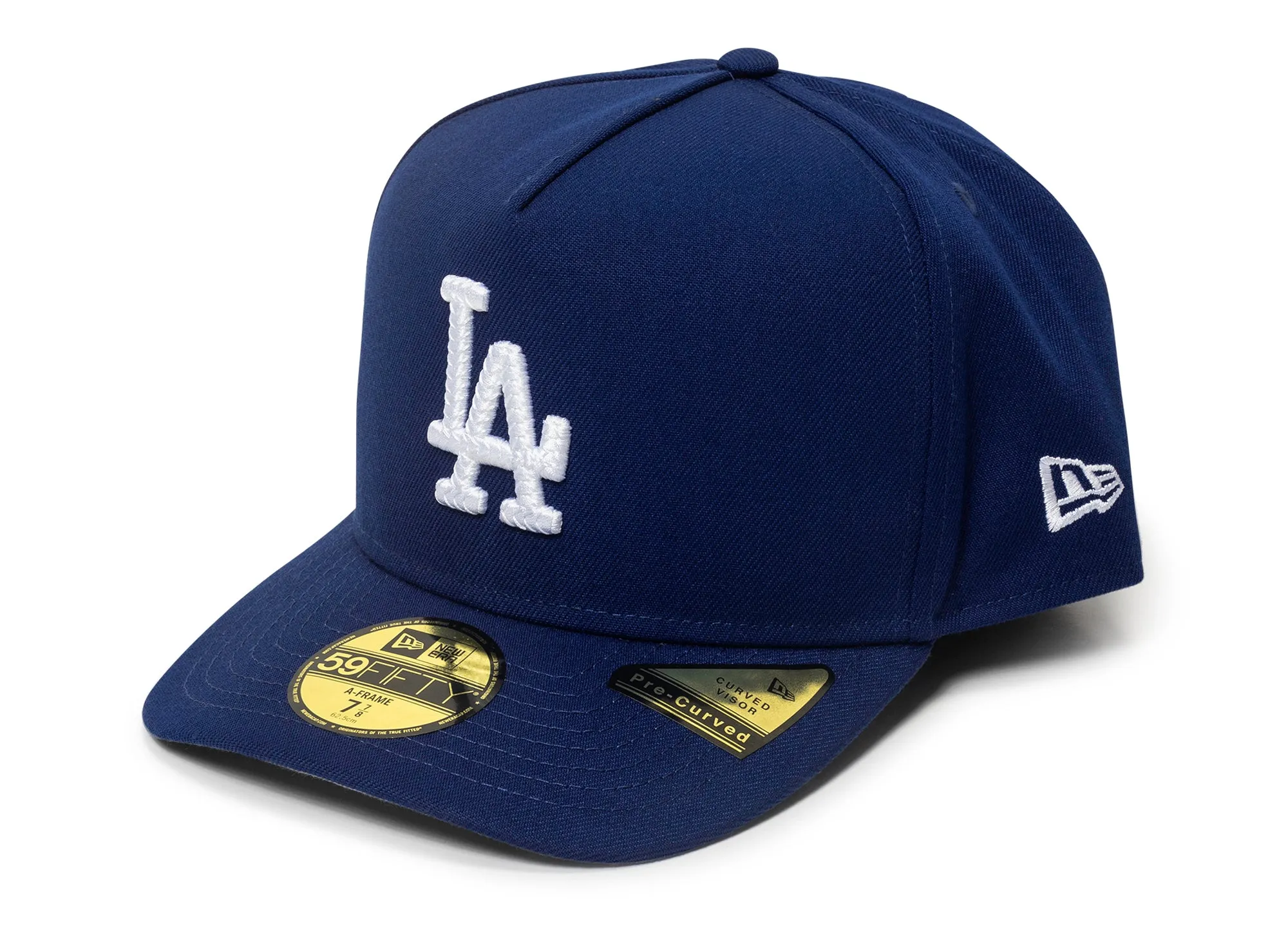 New Era Script Safety Pin Los Angeles Dodgers Fitted Hat xld