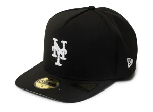 New Era Script Safety Pin New York Mets Fitted Hat v2 xld