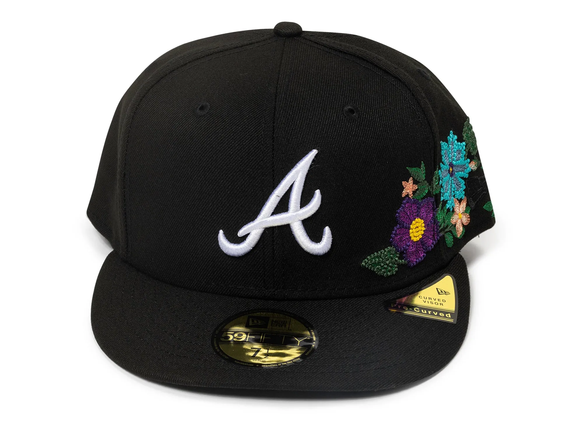 New Era Tonal Florals Atlanta Braves Fitted Hat v2 xld