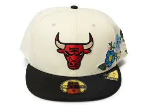 New Era Tonal Florals Chicago Bulls Fitted Hat xld