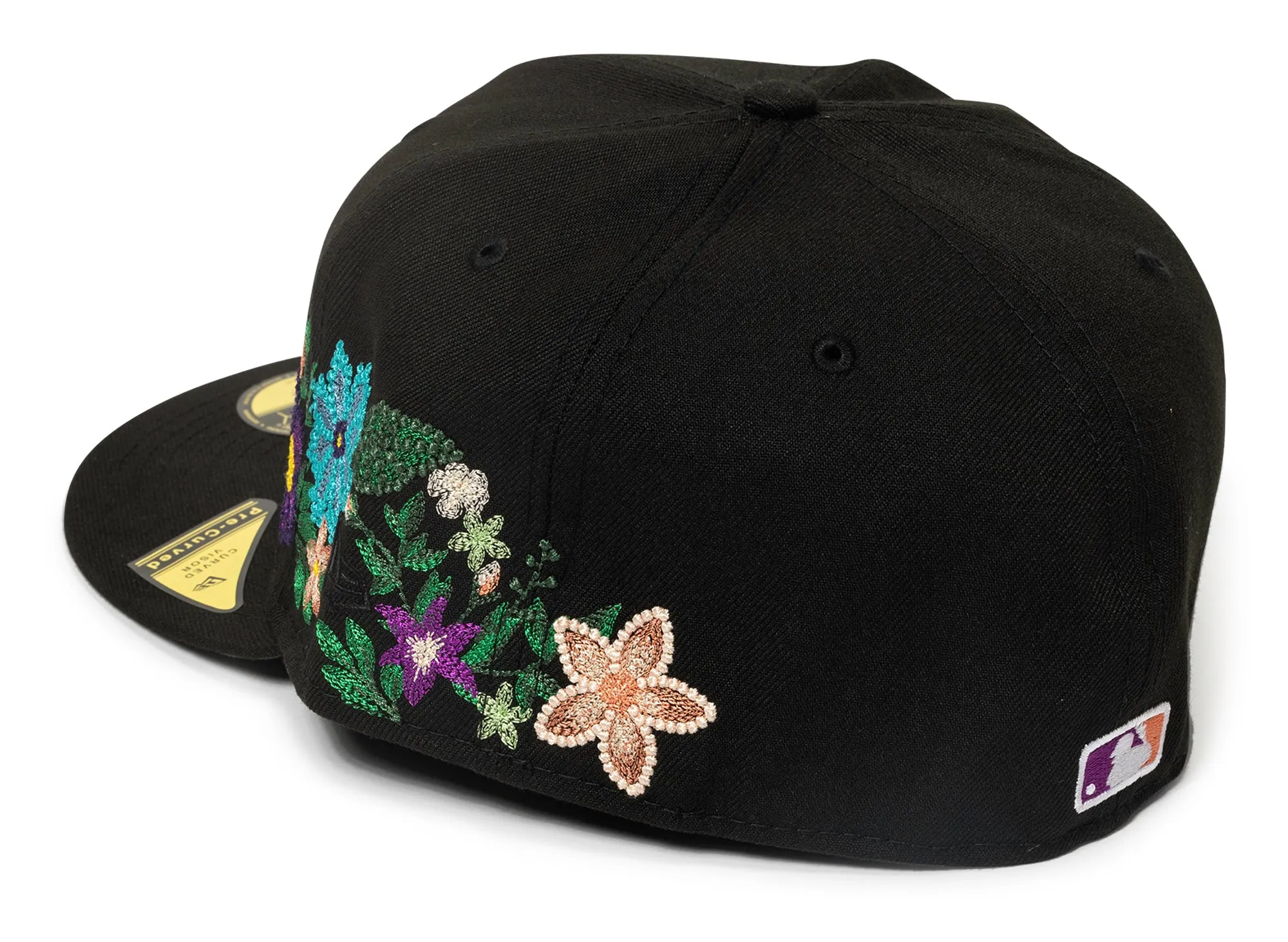 New Era Tonal Florals Los Angeles Dodgers Fitted Hat v2 xld