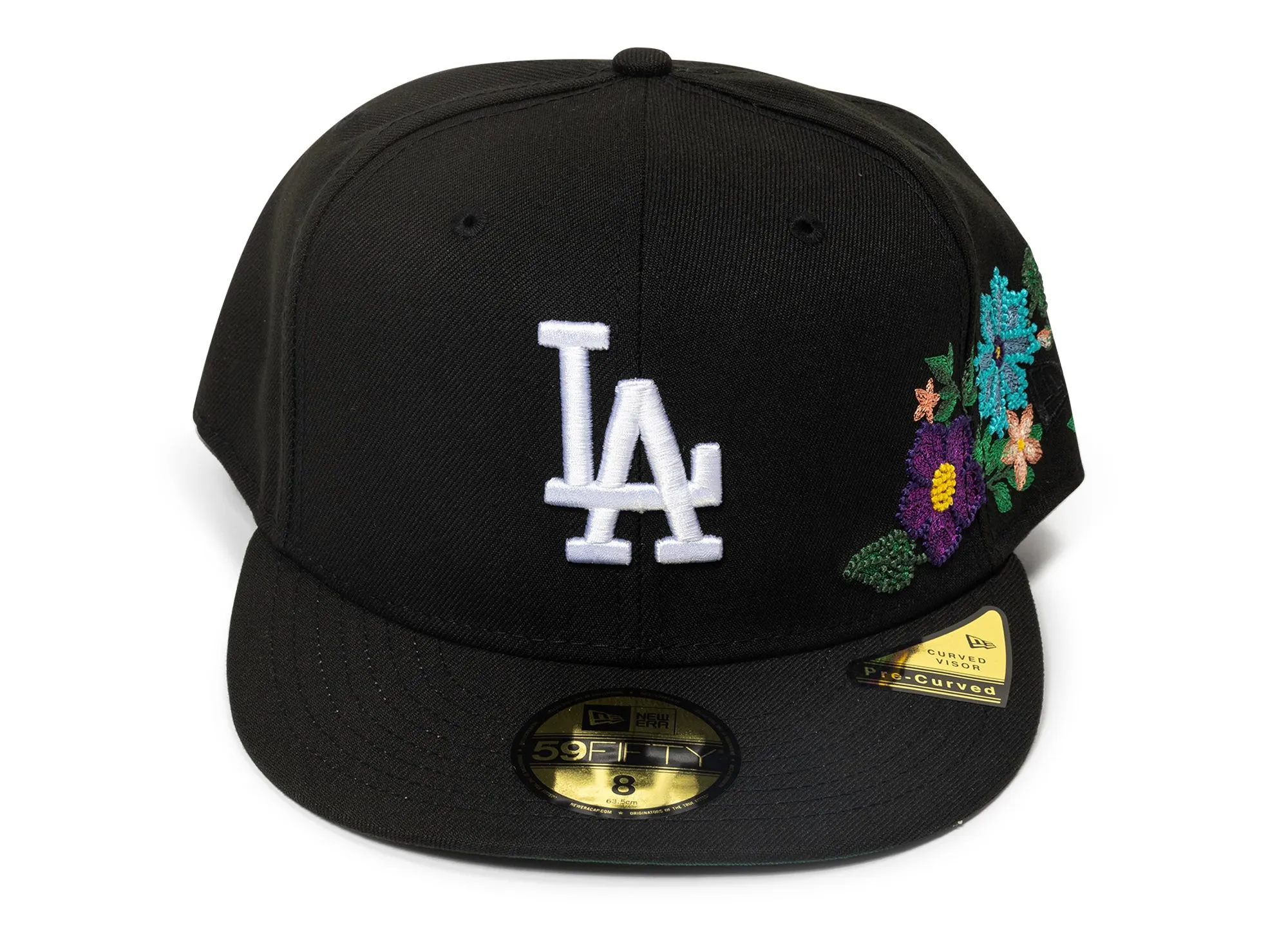 New Era Tonal Florals Los Angeles Dodgers Fitted Hat v2 xld