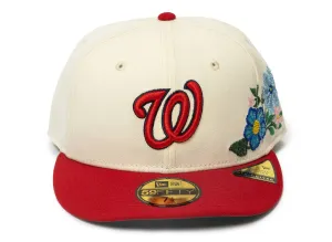 New Era Tonal Florals Washington Nationals Fitted Hat xld