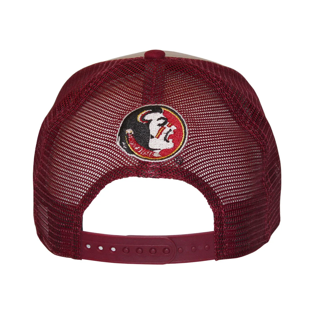 New Era Vault Arrowhead Football Design 940AF Adjustable NFL24 Sideline Cap - Garnet/Stone