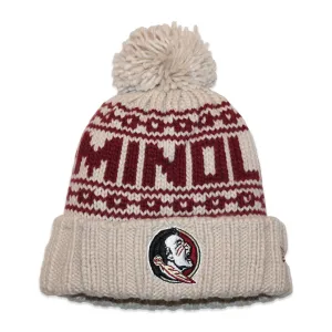 New Era Women's Seminole Logo Sport Knit - Beige