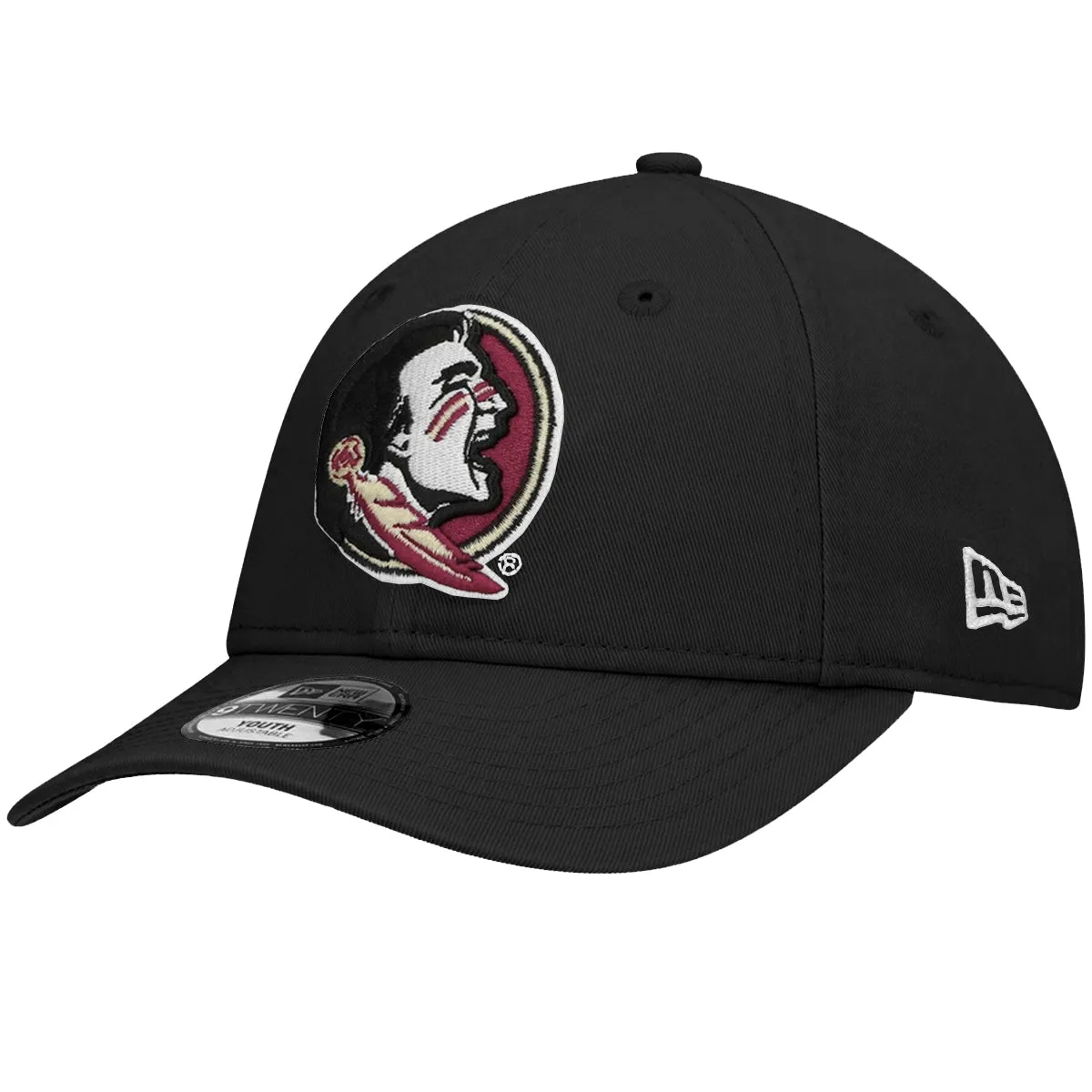 New Era Youth Seminole Logo 920 Adjustable Cap - Black