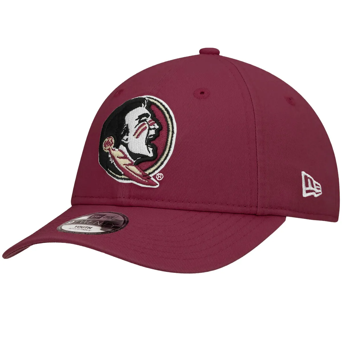 New Era Youth Seminole Logo 920 Adjustable Cap - Garnet
