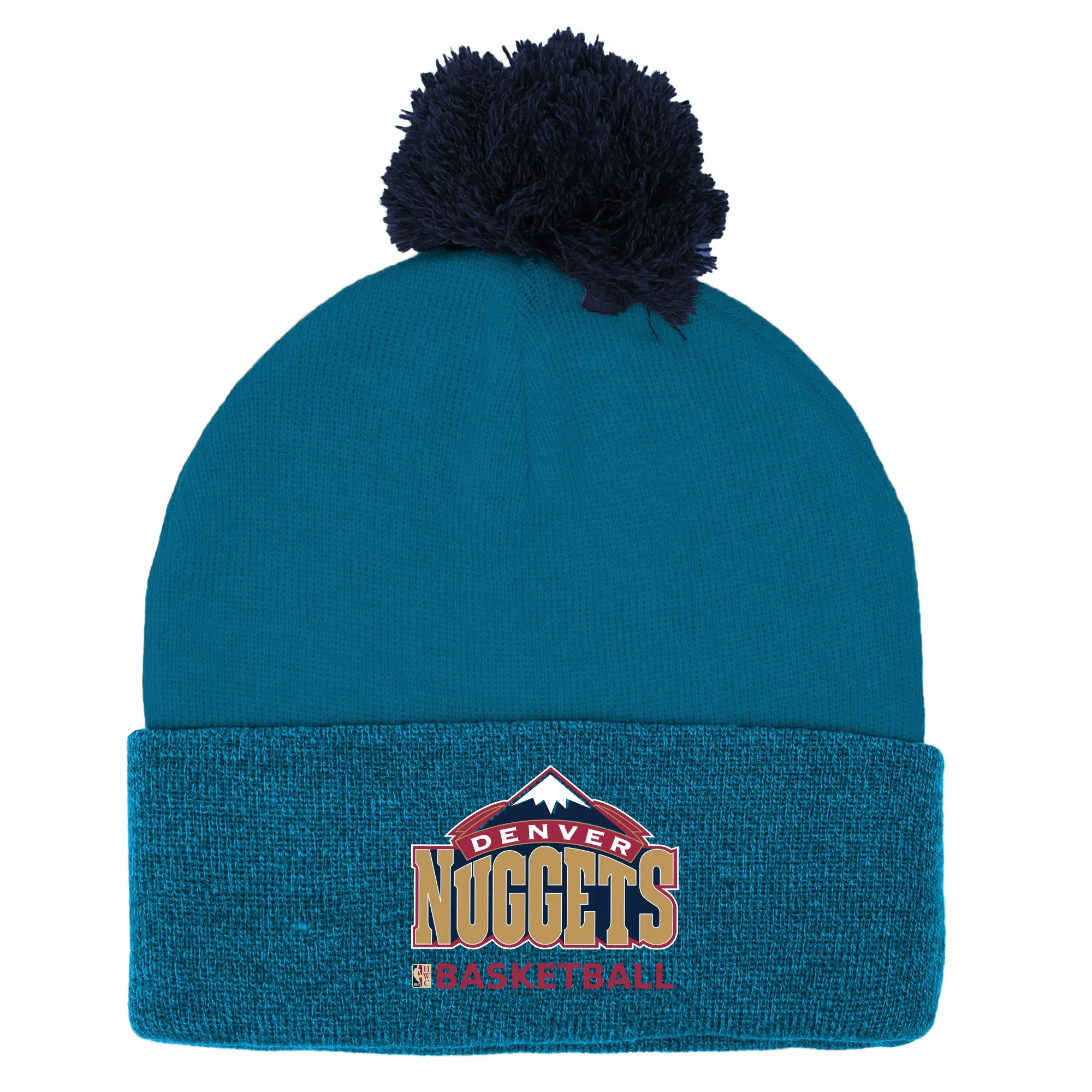 Nuggets Vintage Mountain Logo Pom Knit