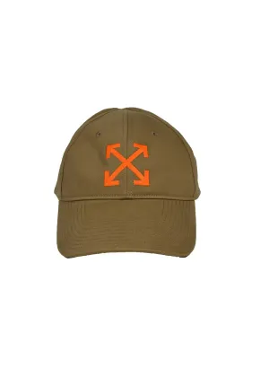 Off-White Arrow Embroidered Curved Peak Baseball Cap