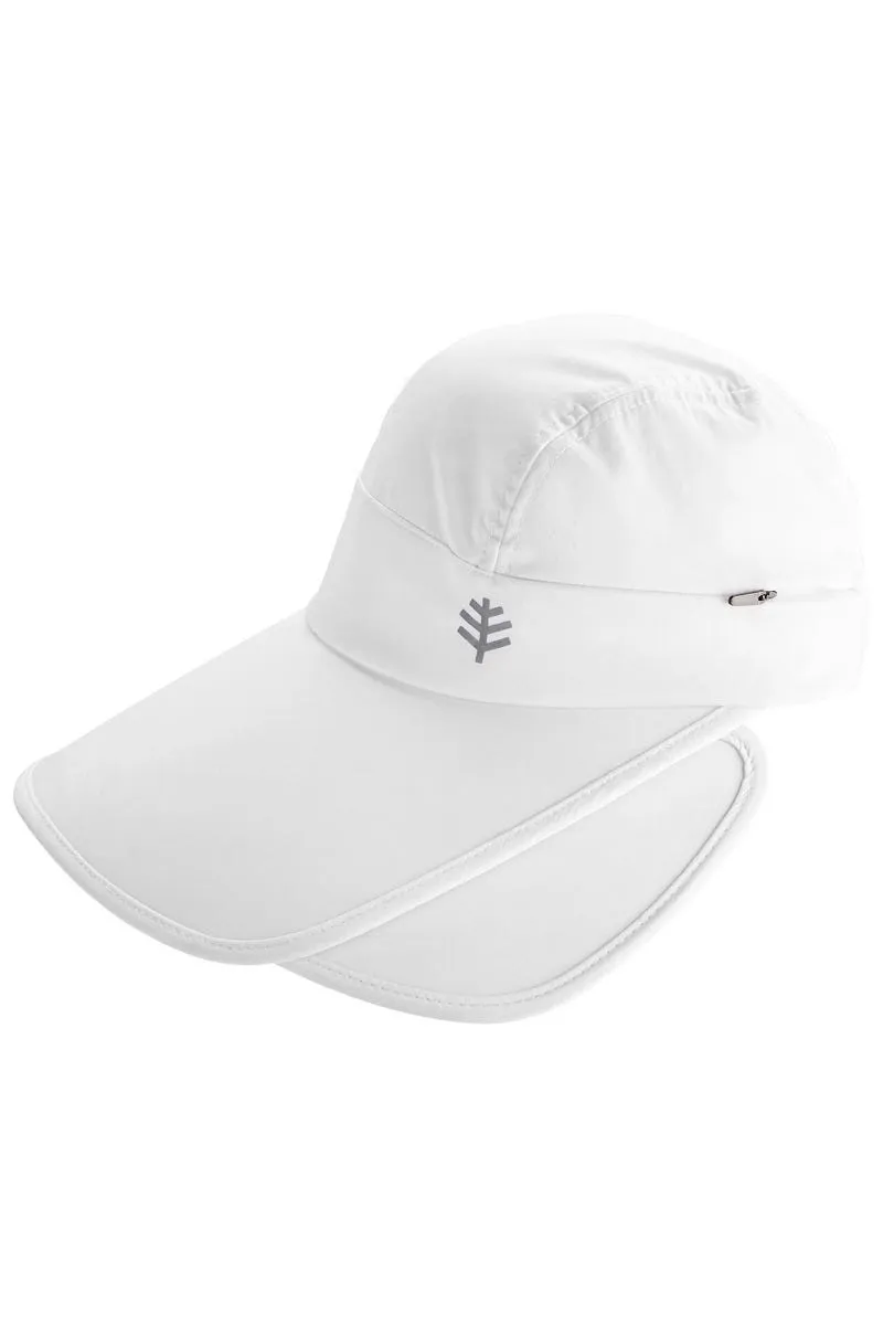 Olivia Convertible Sun Visor | White