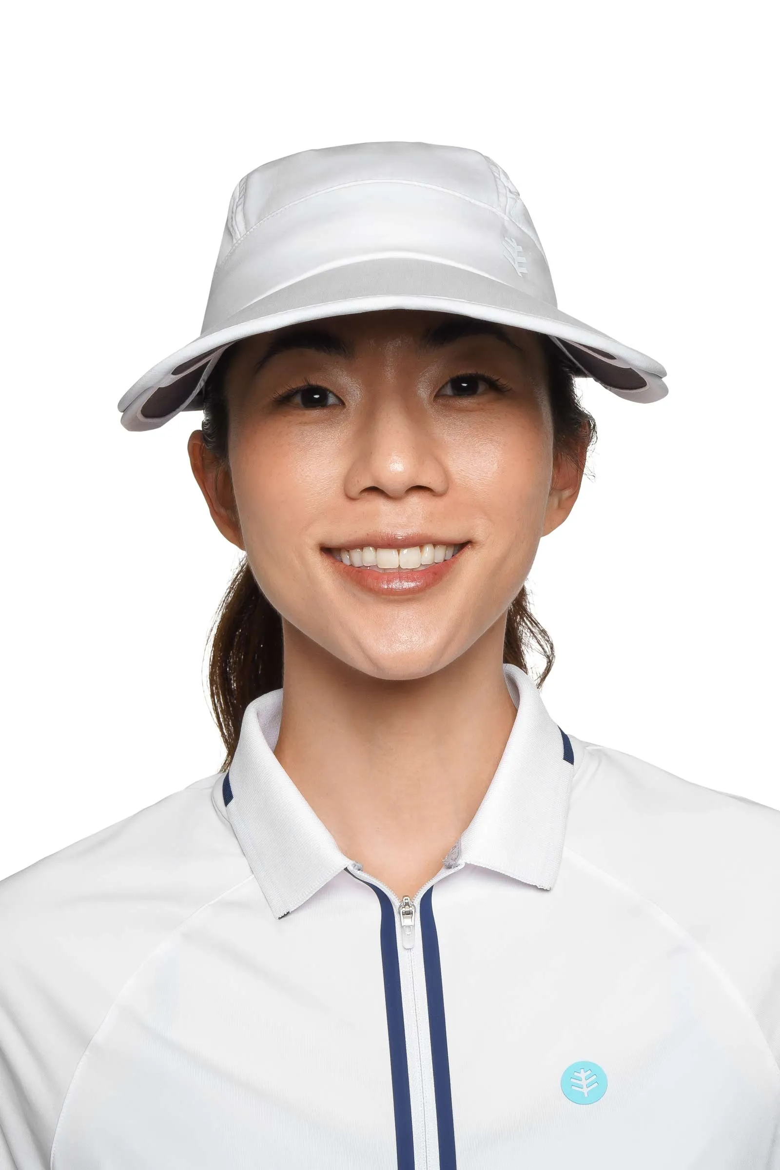 Olivia Convertible Sun Visor | White
