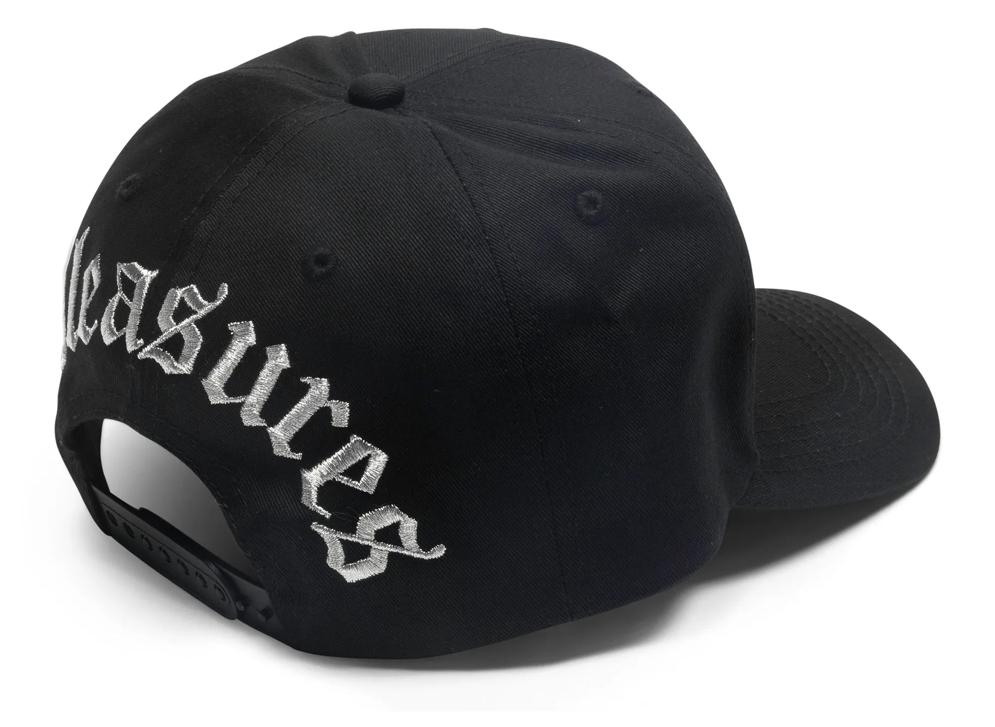 Pleasures Throwback Snapback in Black xld