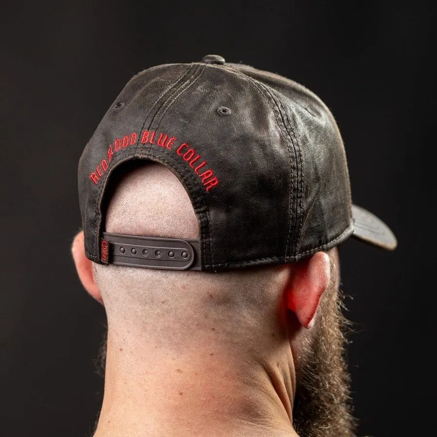 Red Blood Blue Collar® Waxed Hat
