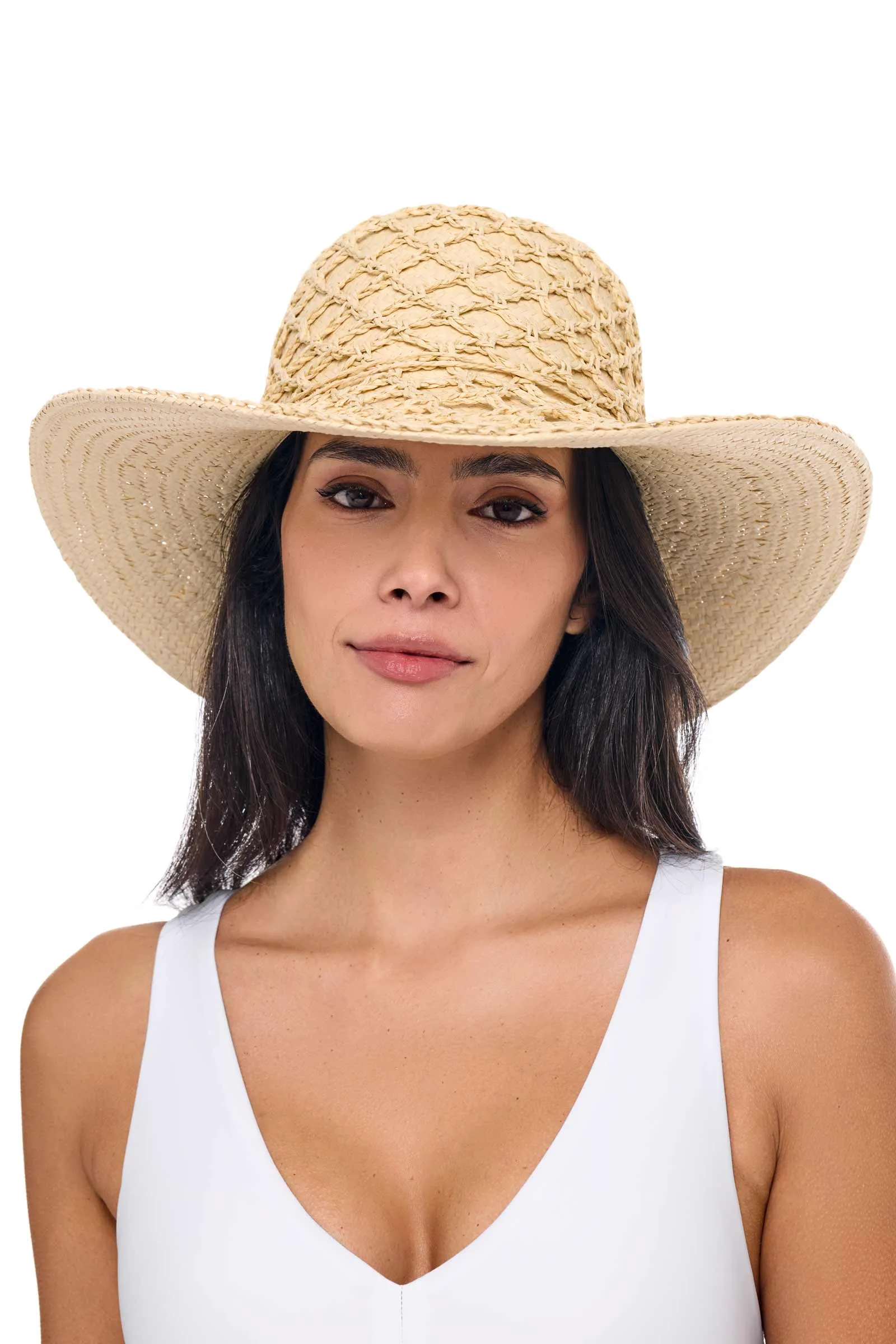 Sand Dollar - Paper Straw Sun Hat | Natural