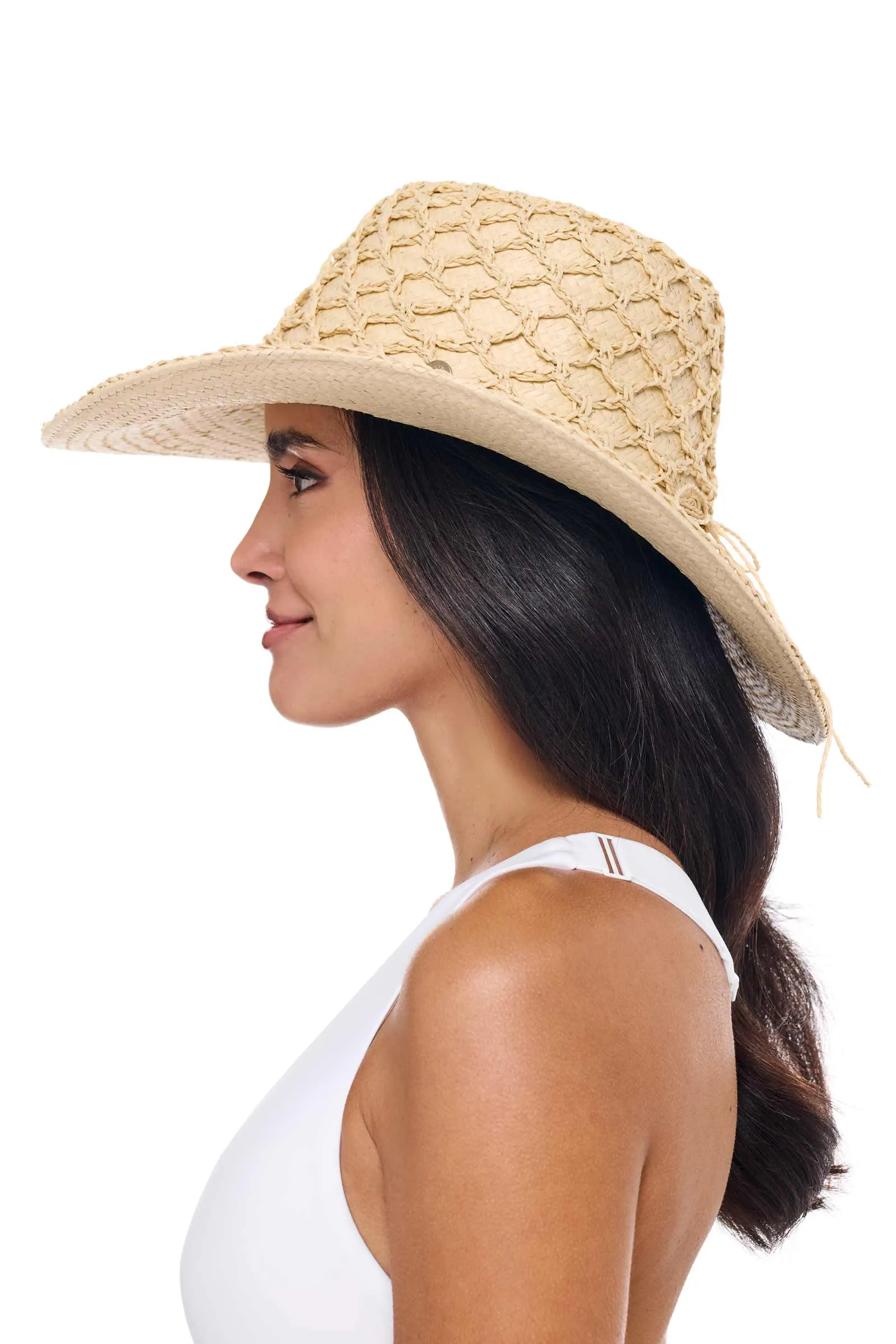 Sand Dollar - Paper Straw Sun Hat | Natural