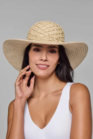 Sand Dollar - Paper Straw Sun Hat | Natural