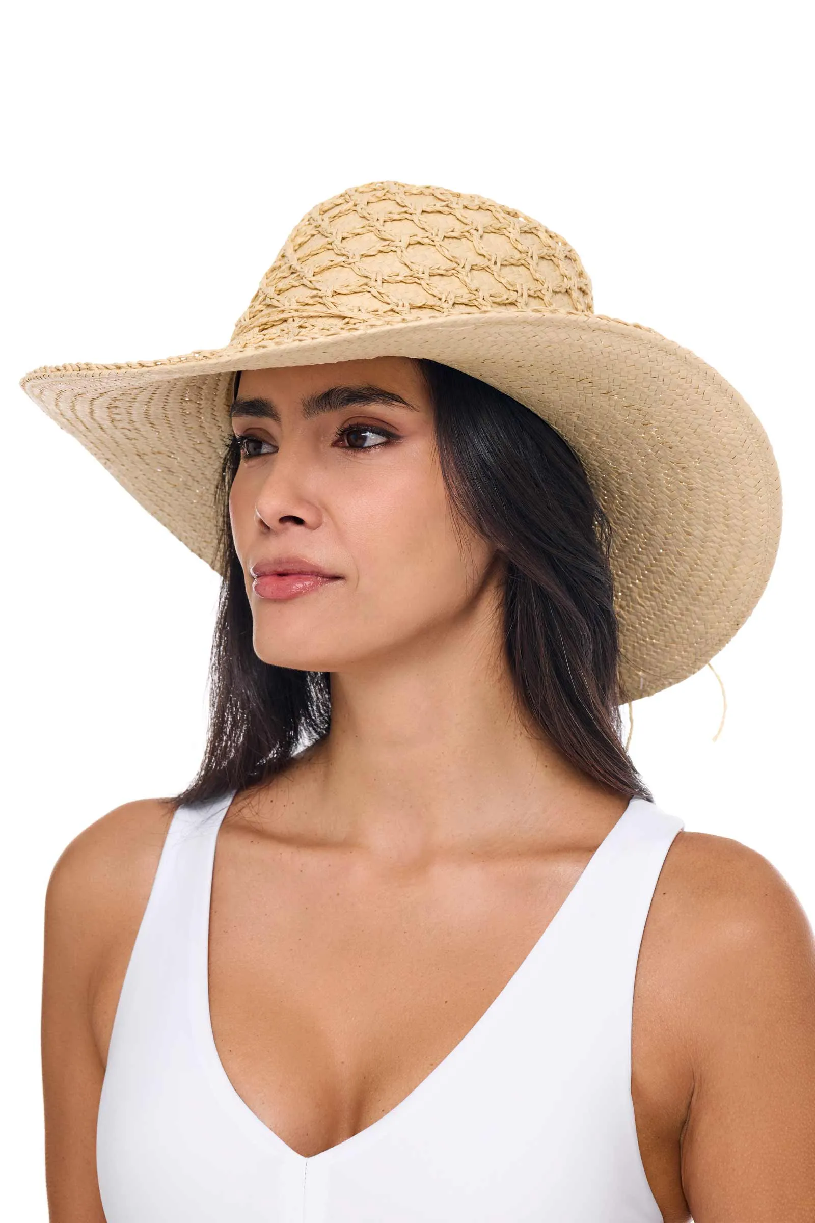 Sand Dollar - Paper Straw Sun Hat | Natural